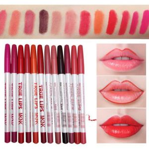 Moti מוצרי יופי Women Lips Makeup Lipliner Set Waterproof Lip Liner Pencil Makeup Lip Beauty Product Cosmetic