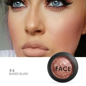 Moti מוצרי יופי FOCALLURE 6 Color Blush Makeup Cosmetic Natural Baked Blusher Powder Palette Charming Cheek Color Make Up Face Blush